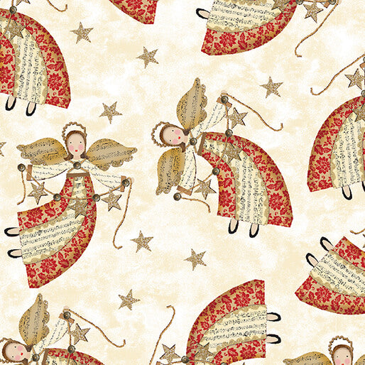 White Christmas - Angels - Cream