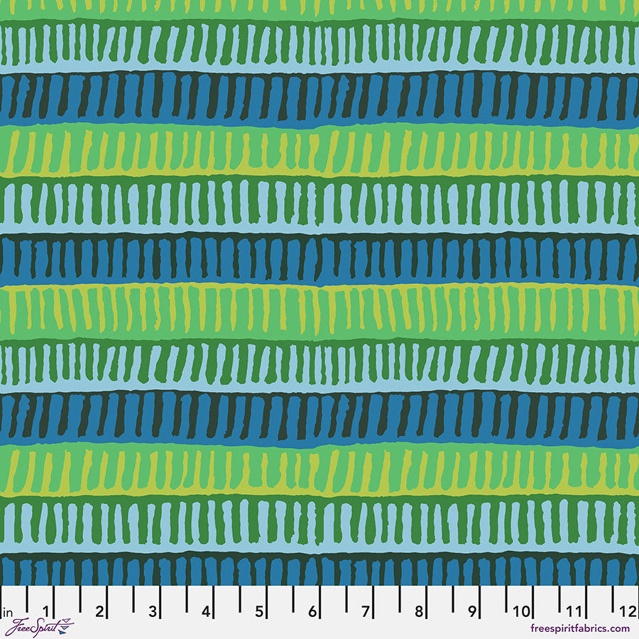August 2025 - Zipper Stripe - Green