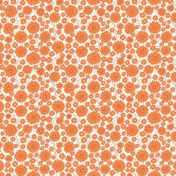 Aunt Grace Goes Scrappy – Garden – Orange