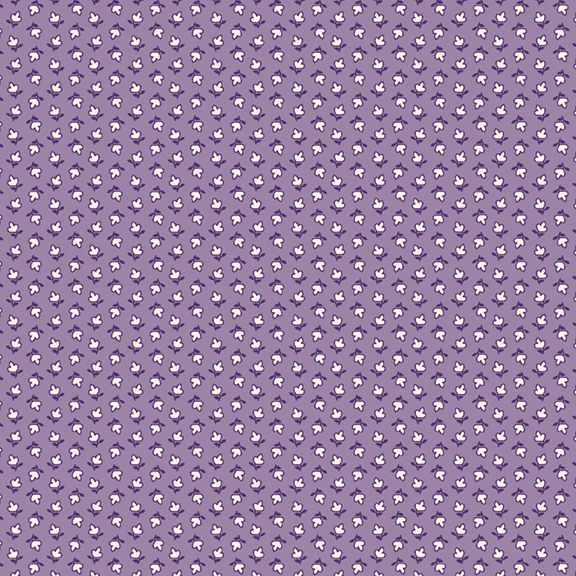 Aunt Grace Goes Scrappy – Triple Petal – Lilac