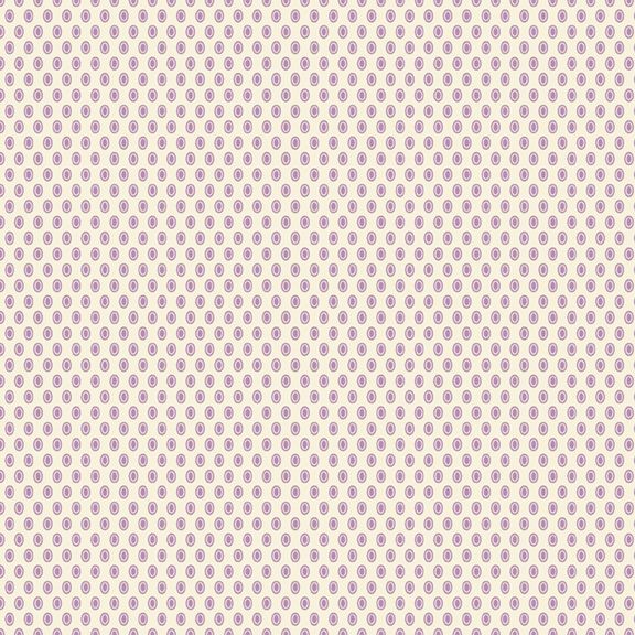 Aunt Grace Goes Scrappy – Oval Dots – Lilac