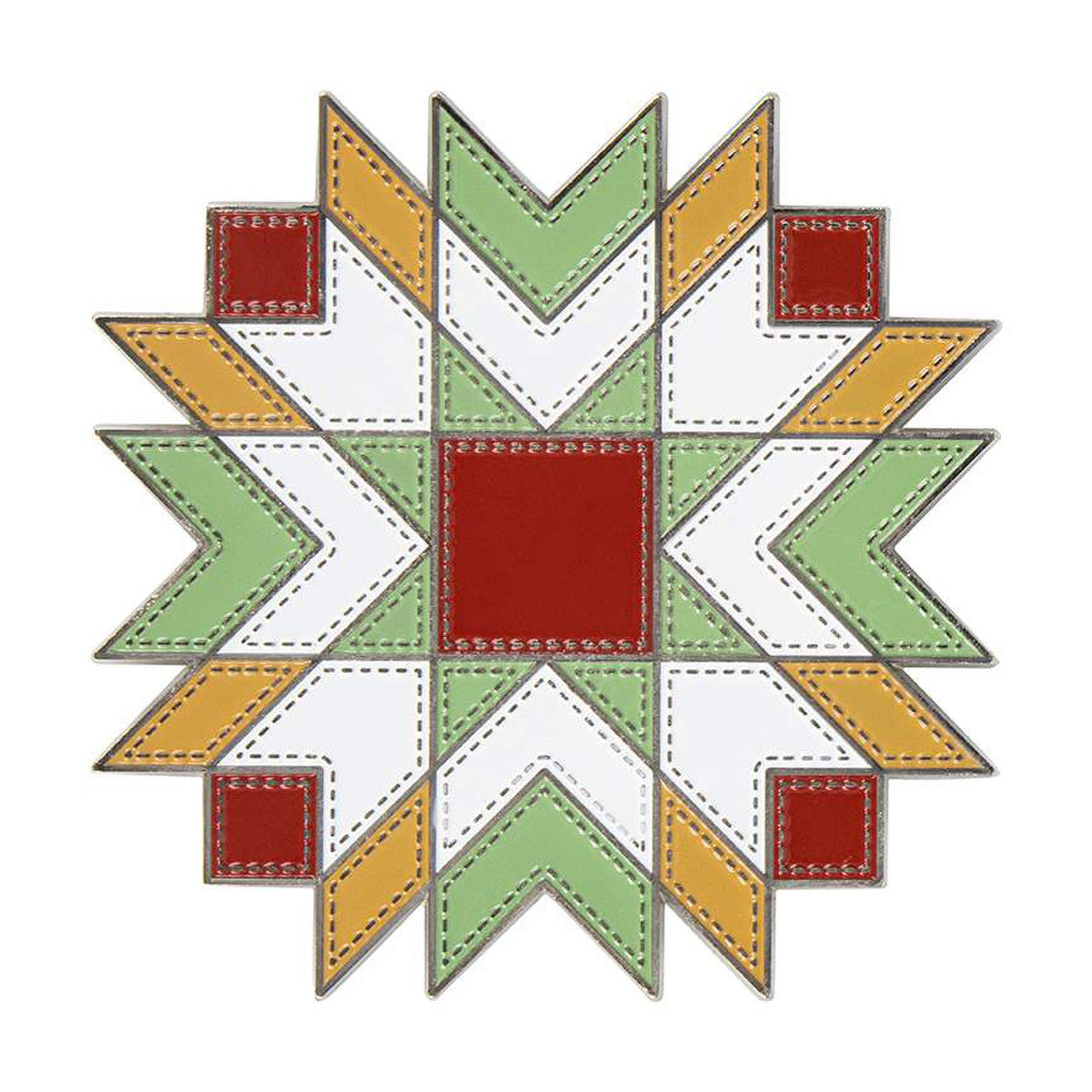 Magnetic Needle Minder - Gingham Star