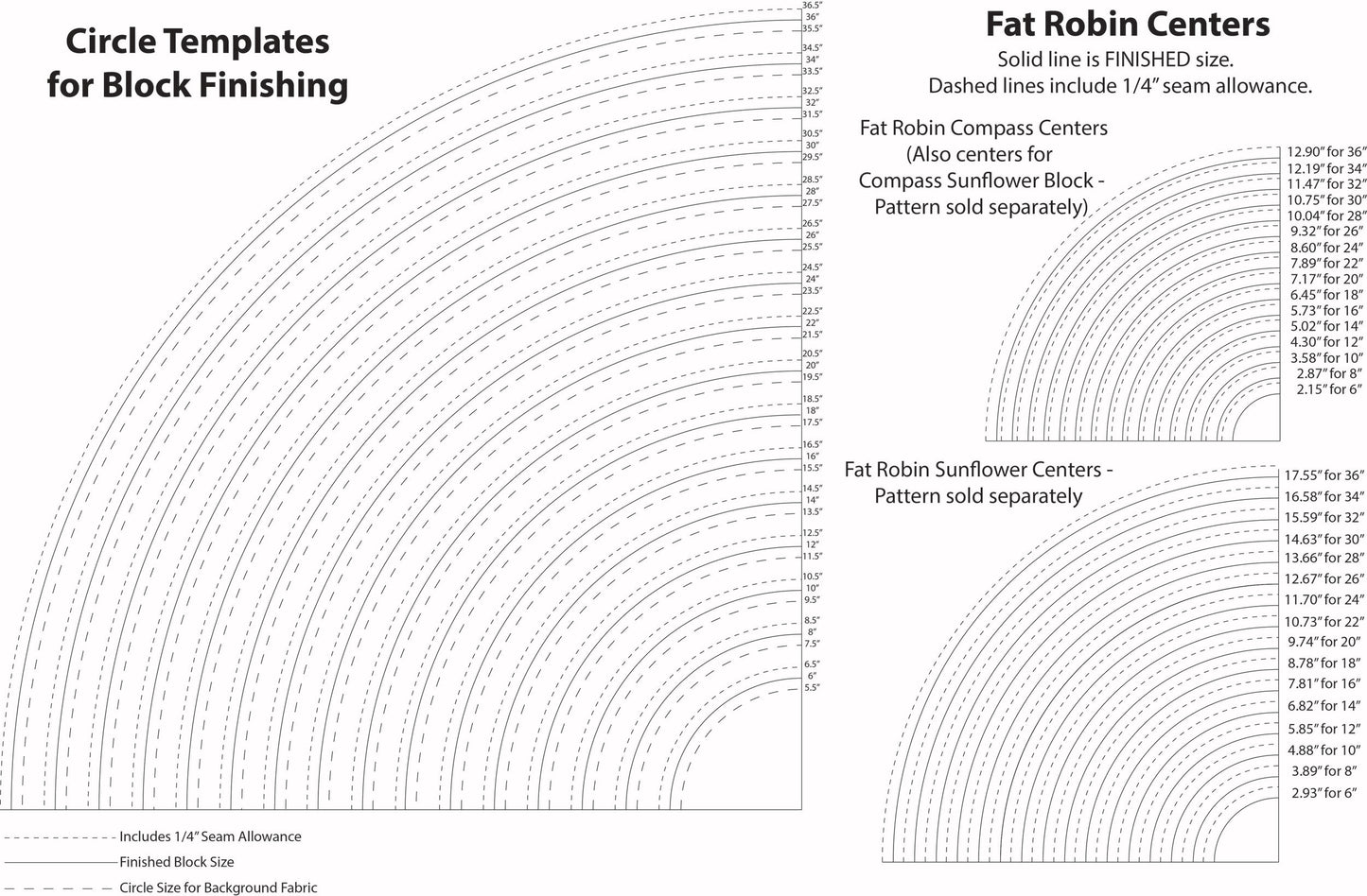 Fat Robin 16-Point Mariner's Compass Book And Ruler Combo