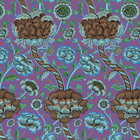 Kaffe x Morris & Co. - Wandle - Blue