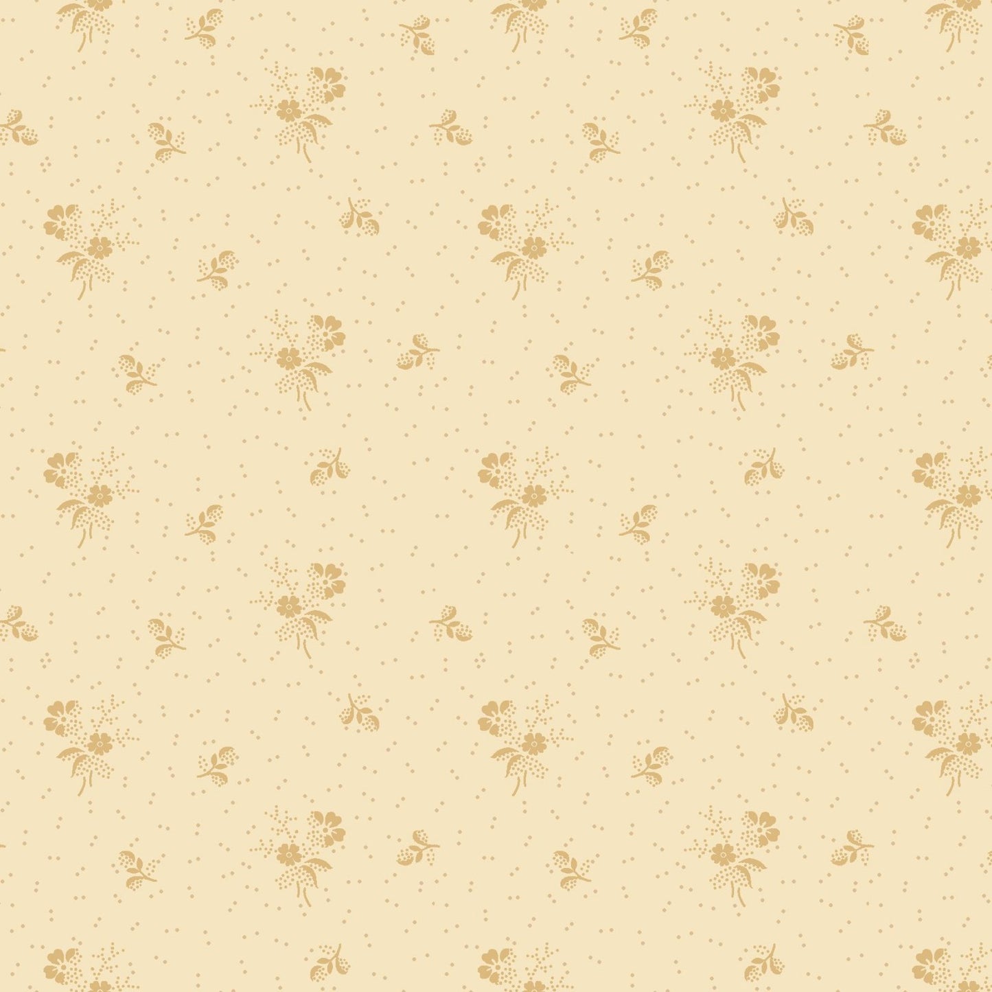 Linen Closet - Tossed Calico - Cream