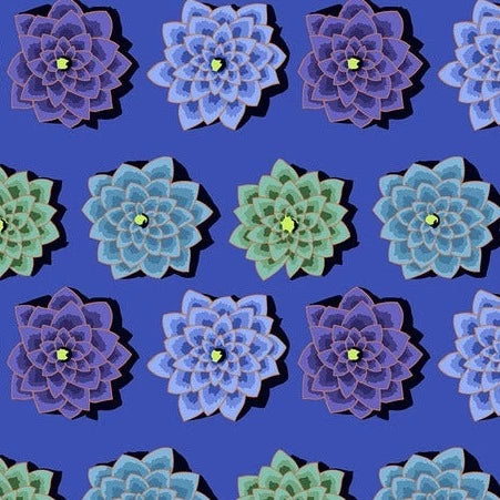 February 2022 - Shadow Flower - Blue