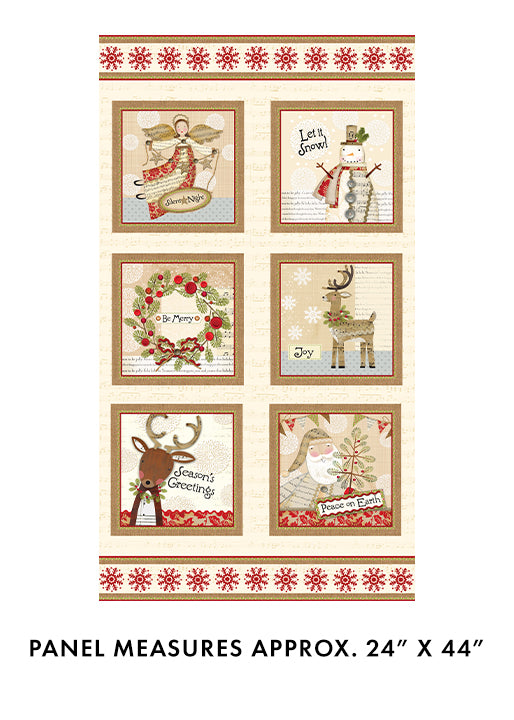 White Christmas Quilt Kit - "White Winter"