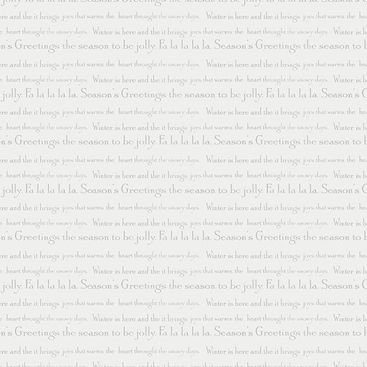 White Christmas - Song - Light Grey