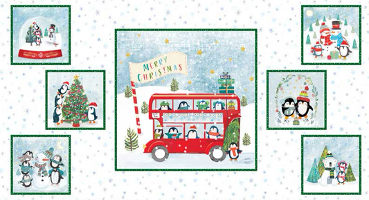 Winter Waddles - 24” Panel