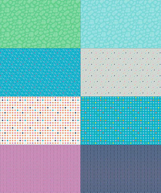 Effervescence - Fat Eighth Panel - Blue