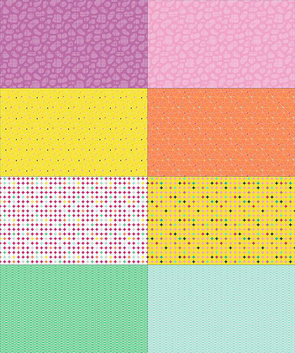 Effervescence - Fat Eighth Panel - Yellow