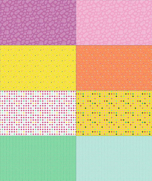 Effervescence - Fat Eighth Panel - Yellow