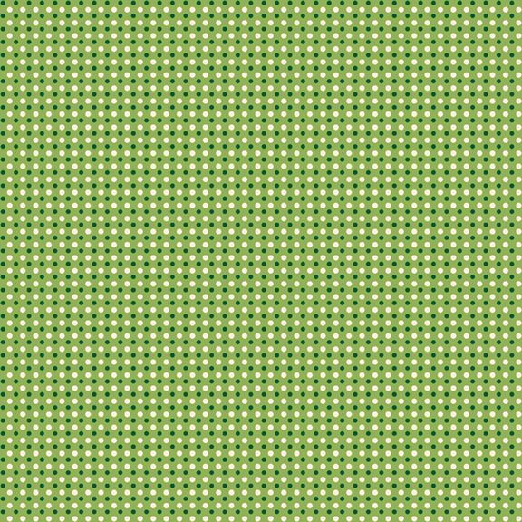 Aunt Grace Goes Scrappy – Dots – Green