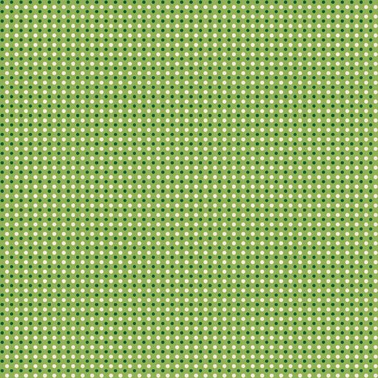 Aunt Grace Goes Scrappy – Dots – Green