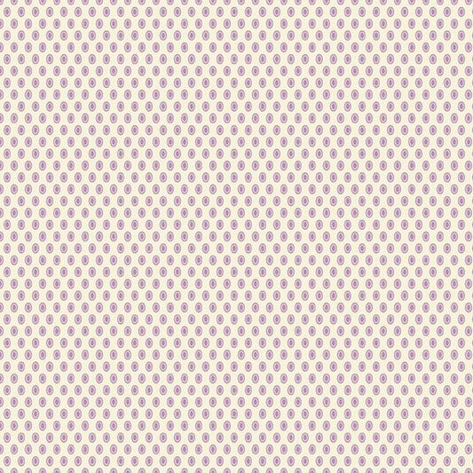 Aunt Grace Goes Scrappy – Oval Dots – Lilac