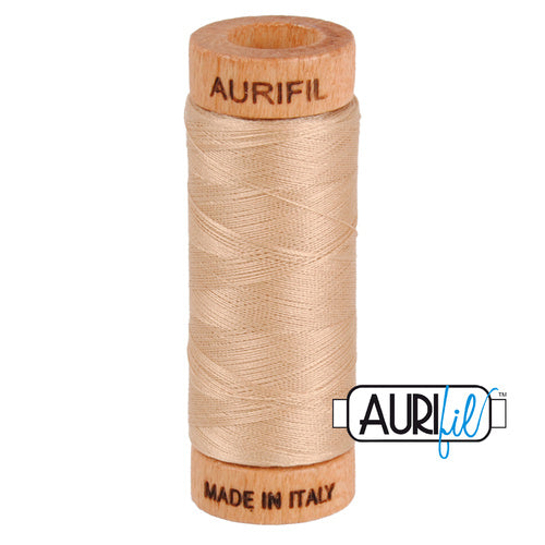 Beige - 80 wt - Small Wooden Spool