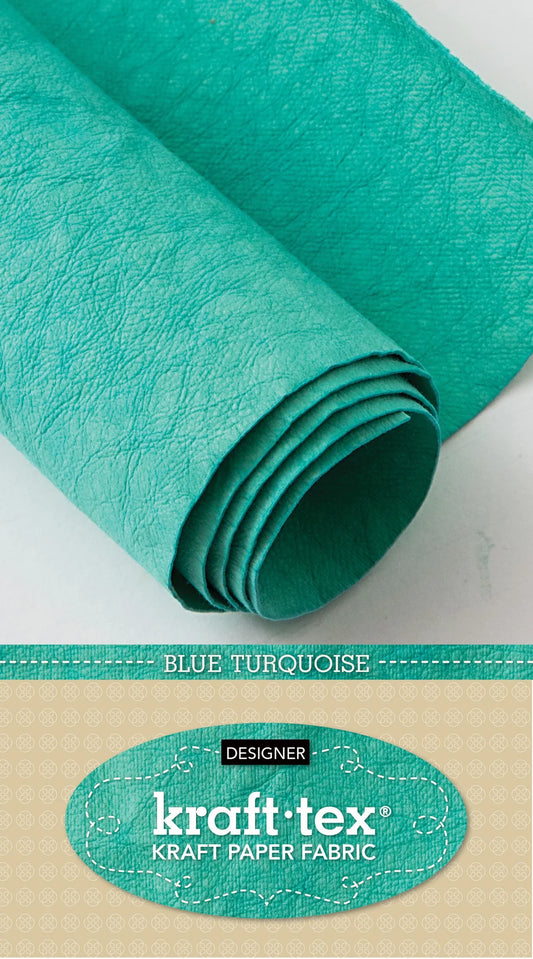 Kraft-Tex Roll - Blue Turquoise