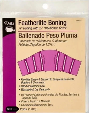 Featherlite Boning - White