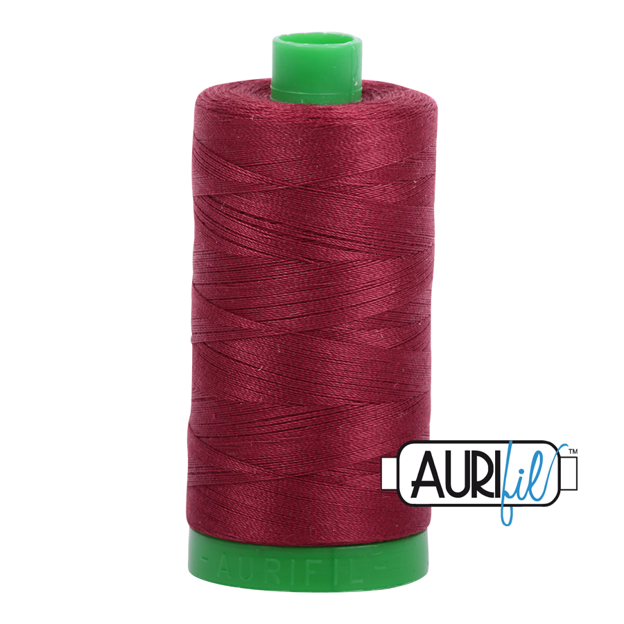 Dark Carmine Red - 40 wt - Large Green Spool