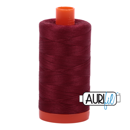 Dark Carmine Red - 50 wt - Large Orange Spool