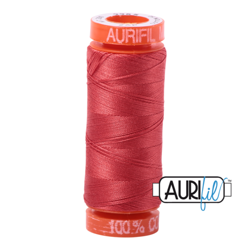 Dark Red Orange - 50 wt - Small Orange Spool