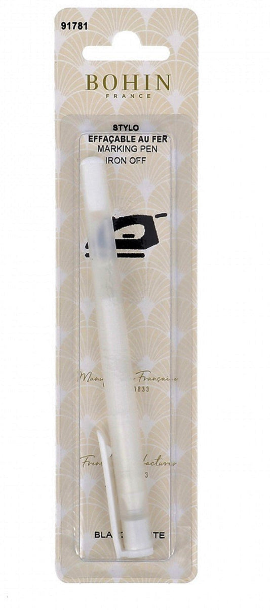Heat Erase Fabric Pen - White