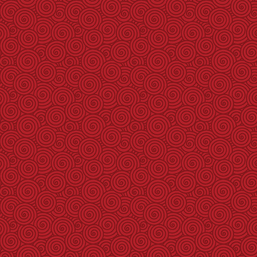 Barnyard Rules - Meadow Swirls - Red