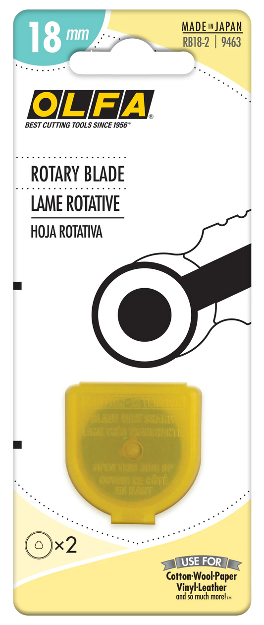 Rotary Blades - 18mm - 2 pack
