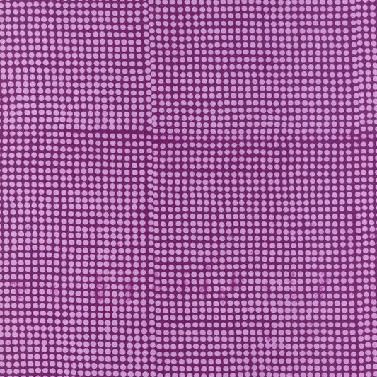 Hand-Dyed Batiks - Raindrops - Purple