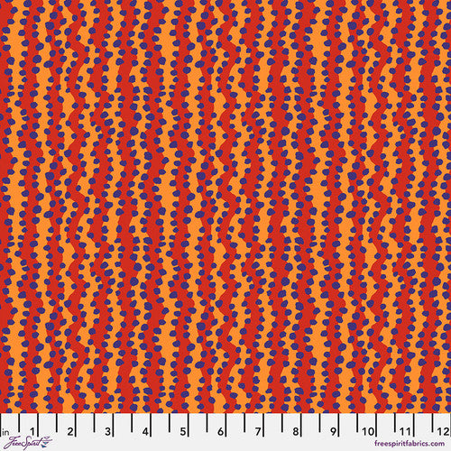 February 2025 - Small Bubble Stripe - Red