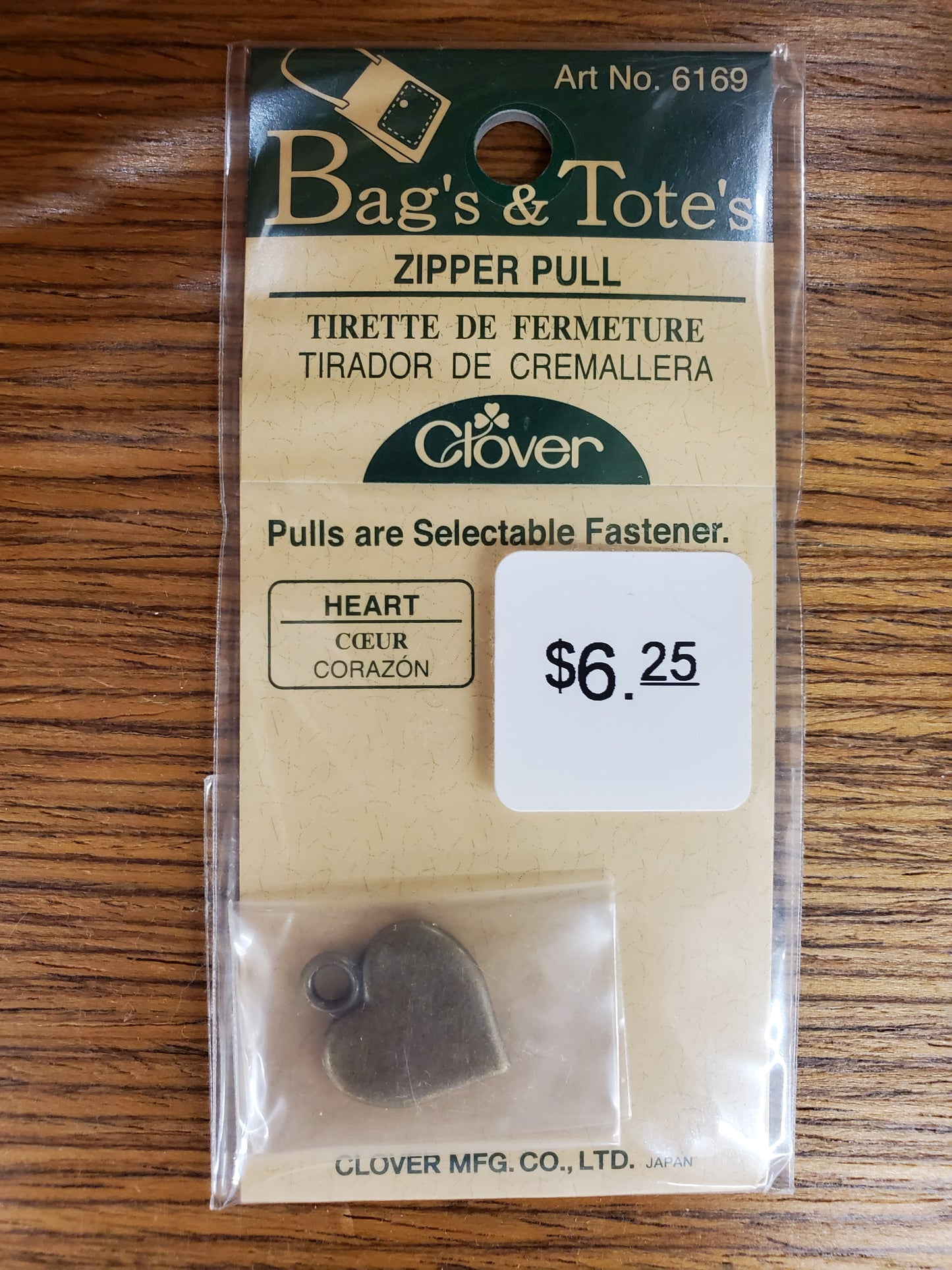 Clover Bag's and Totes - Zipper Pull