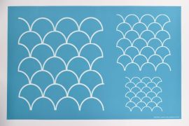 Clamshells Stencil - 3 Sizes