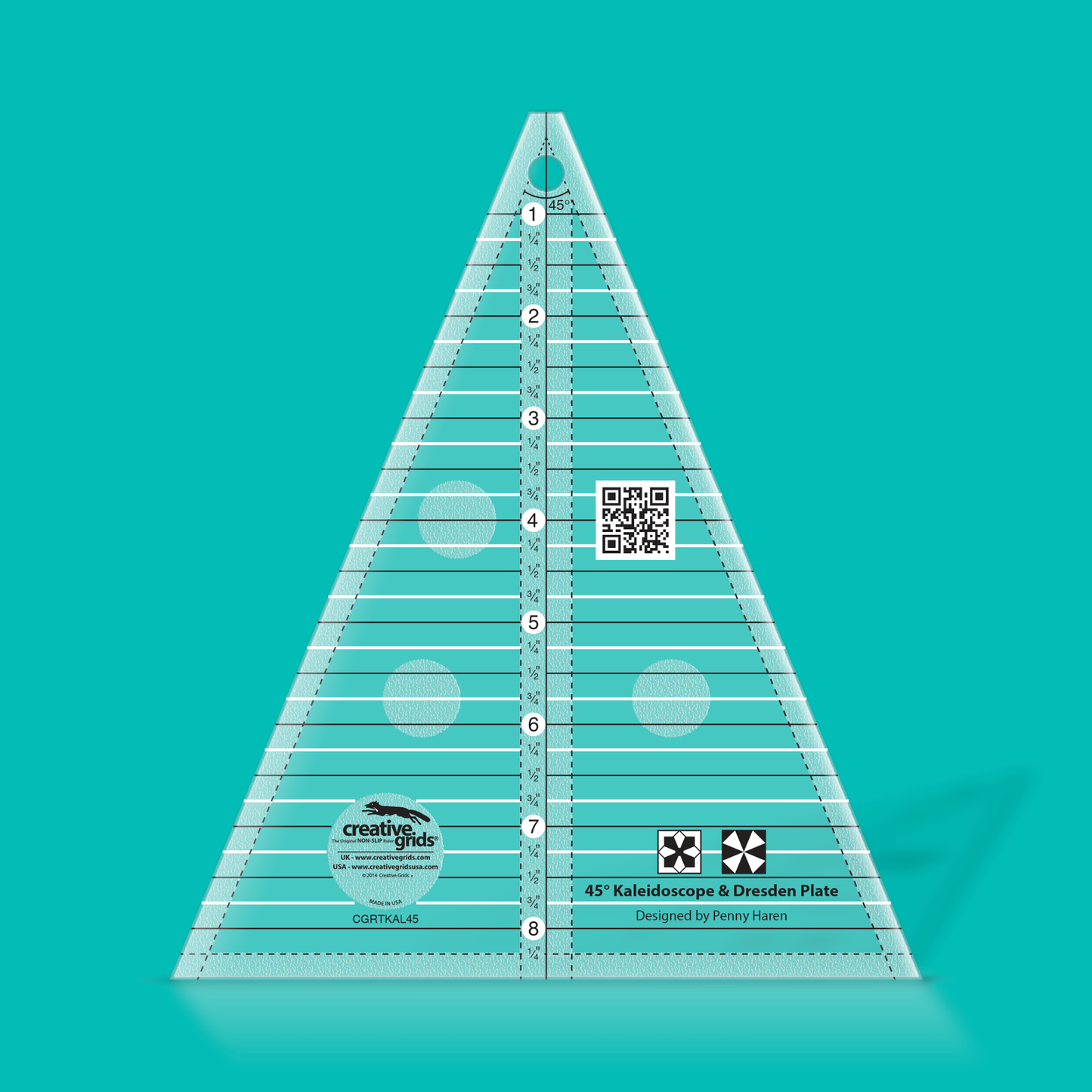 45 Degree Kaleidoscope and Dresden Plate