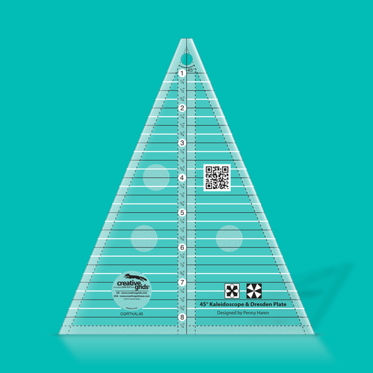 45 Degree Kaleidoscope and Dresden Plate