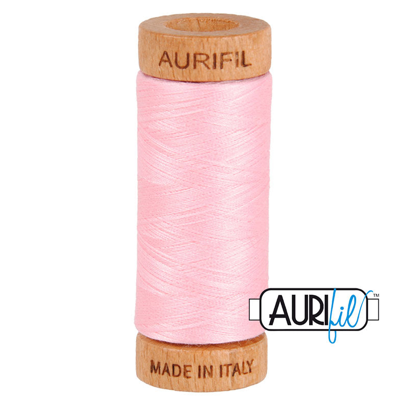 Baby Pink - 80 wt - Small Wooden Spool