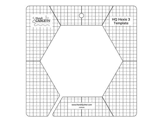 HQ Hexie 3 Template Quilting Ruler