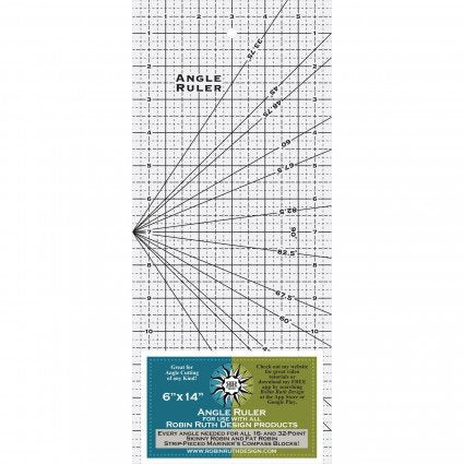 Angle Ruler 6"x14" - Robin Ruth
