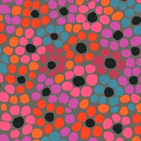 February 2022 - Flower Dot - Grey
